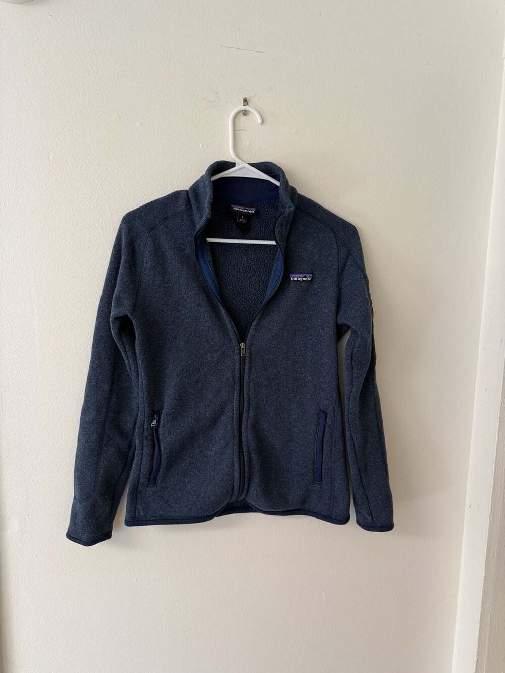 Patagonia Better Sweater Jacket Size S Blue Full Zip Fleece